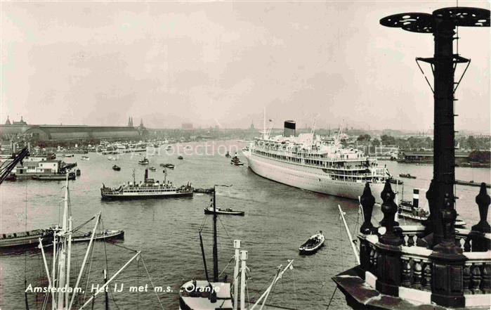 Schiffe Oceanliner Amsterdam le bateau Oranje