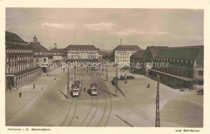 STRAssENBAHN Tramway-- Karlsruhe Bahnhof