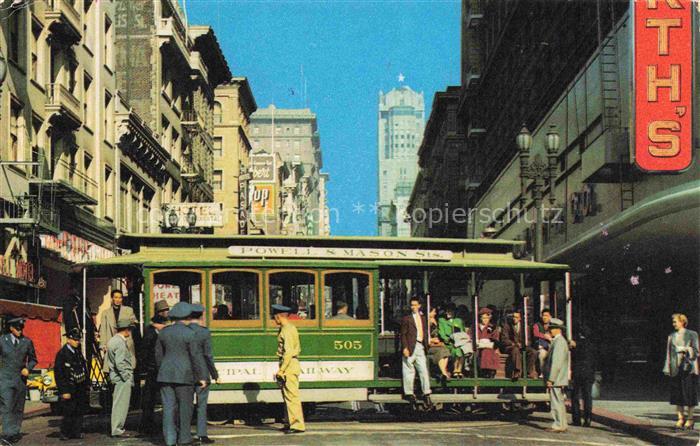 STRAssENBAHN Tramway-- Cable Car Turntable San Francisco California