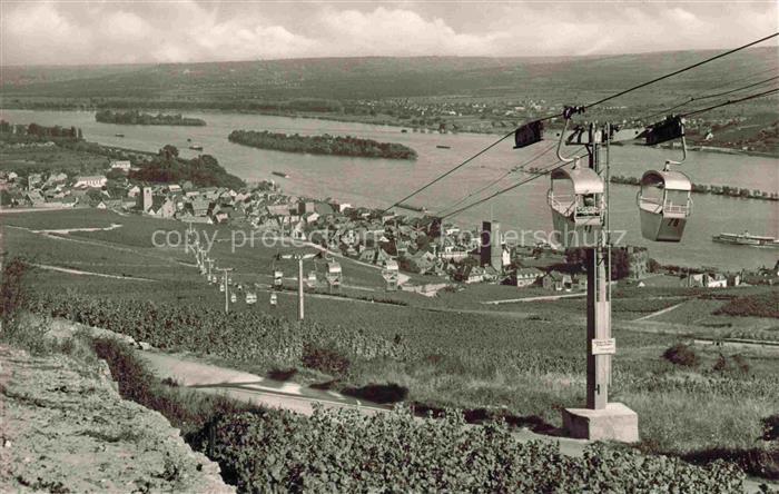SEILBAHN Cable-Car Telepherique Ruedesheim am Rhein
