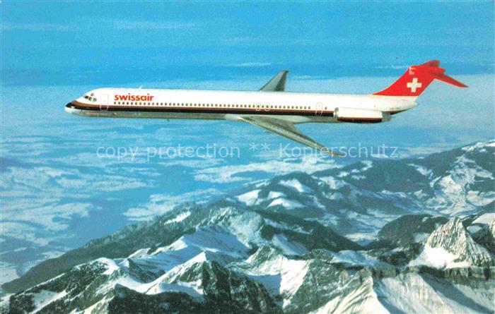 FLUGZEUGE ZIVIL McDonnell Douglas MD 81 Swissair