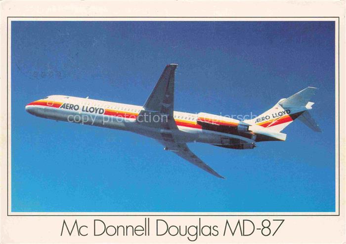 FLUGZEUGE ZIVIL McDonnell Douglas MD 87 Aero LLoyd