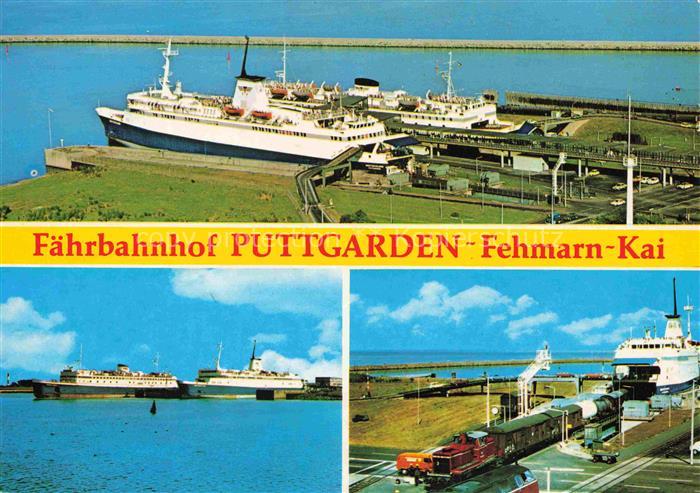 Faehre Ferry Bac Traghetto-- Bahnhof Puttgarden Fehmarn Kai