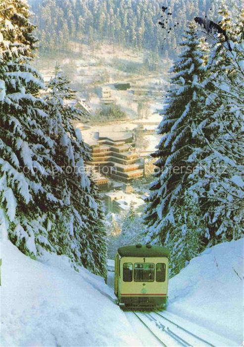 Bergbahn Wildbad im Schwarzwald