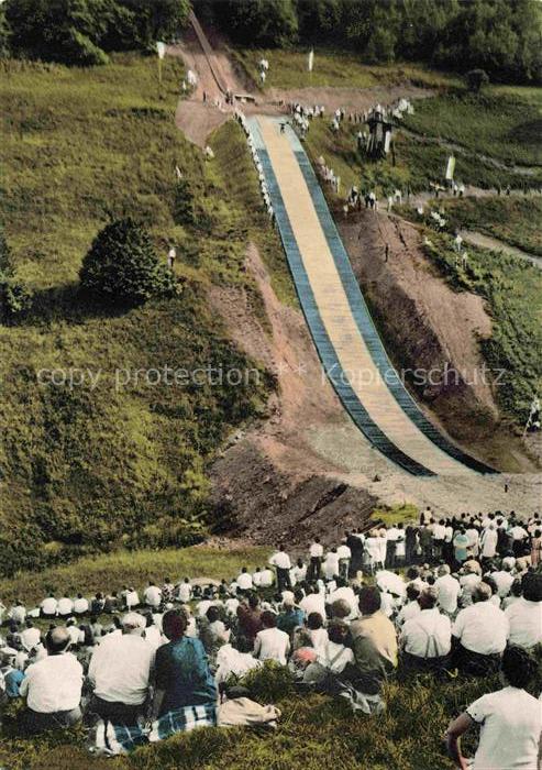 Ski-Flugschanze Skiflugschanze-- Luftkurort Wieda Suedharz Mattenschanze