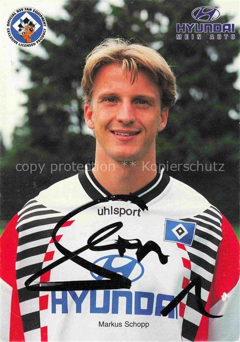 HSV HAMBURGER Sportverein Fussball Markus Schopp Hyundai Panini