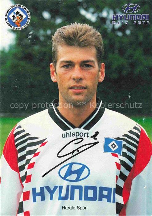 HSV HAMBURGER Sportverein Fussball Harald Spoerl Hyunday Panini