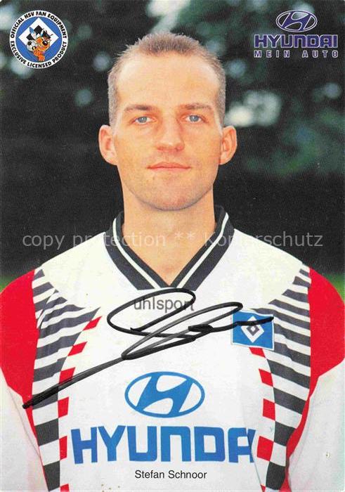 HSV HAMBURGER Sportverein Fussball Stefan Schnoor Hyunday Panini