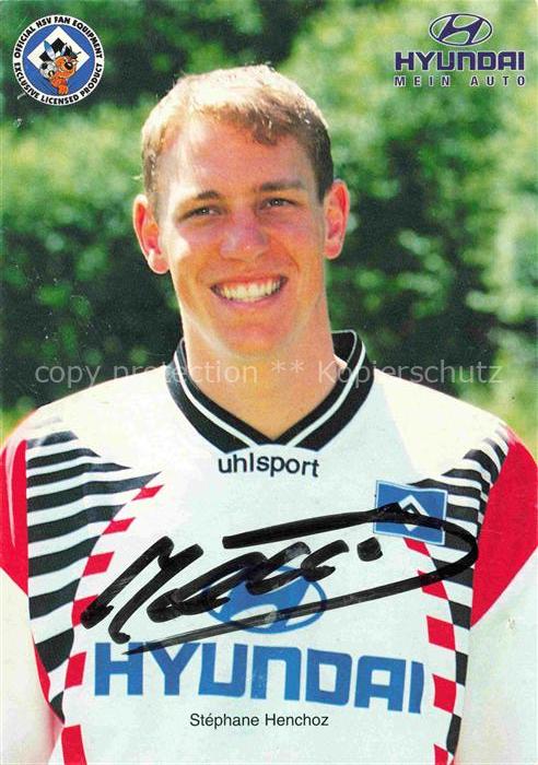 HSV HAMBURGER Sportverein Fussball Stephane Henchoz Hyundai Panini