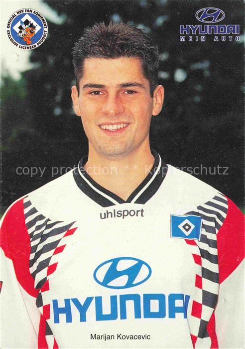 HSV HAMBURGER Sportverein Fussball Marijan Kovacevic Hyundai Panini