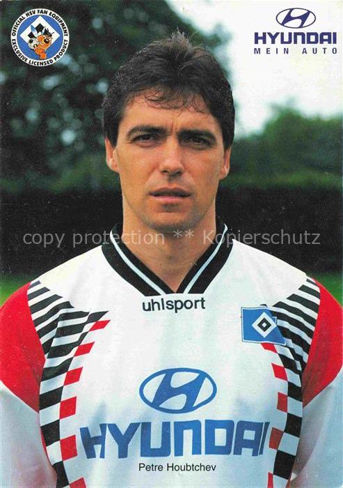 HSV HAMBURGER Sportverein Fussball Petre Houbtchev Hyundai Panini