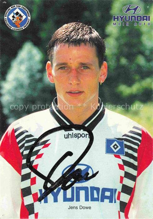 HSV HAMBURGER Sportverein Fussball Jens Dowe Hyundai Panini