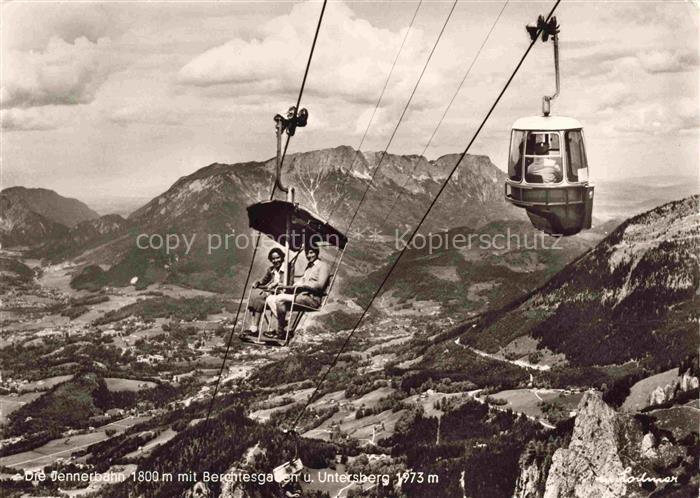 Sessellift Chairlift Telesiege Die Jennerbahn Berchtesga Untersberg