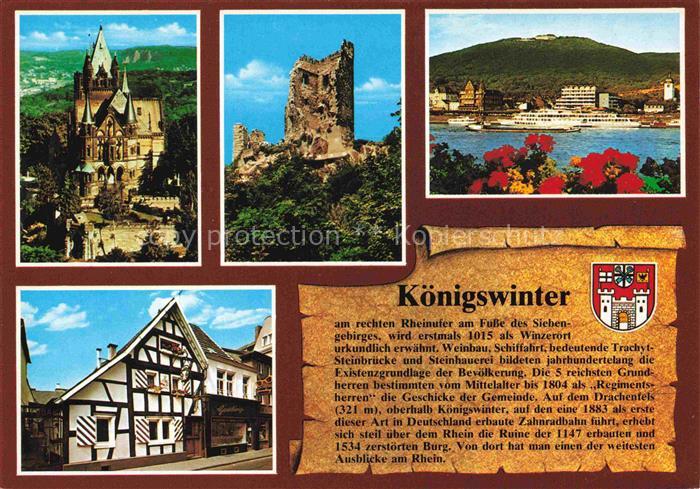 Chronik-AK Koenigswinter am Rhein