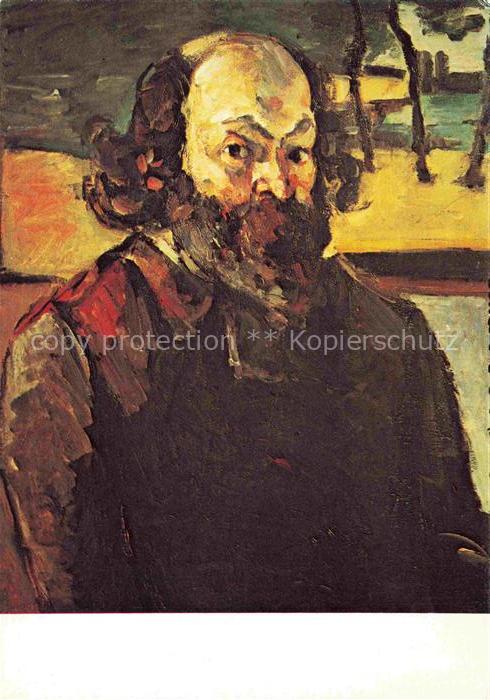 CEZANNE Paul (1839-1906) Kuenstlerkarte Paris Musée du jeu de Paume don Laroche