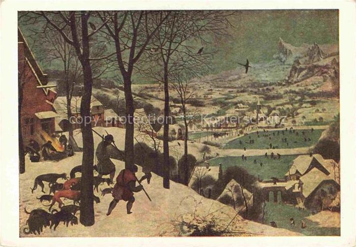 BRUEGEL de Oude Pieter der aeltere (1525-1569) Kuenstlerkarte Der Winter die Jae