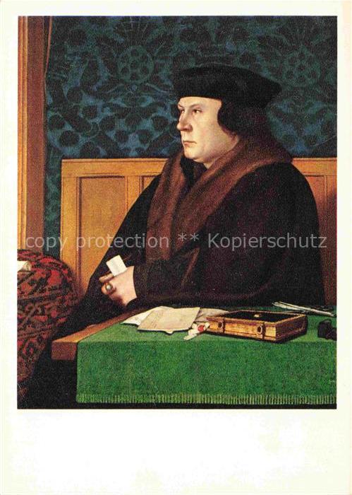 Holbein Hans D. J. the Younger (1497-1543) Kuenstlerkarte Thomas Cromwell New Yo