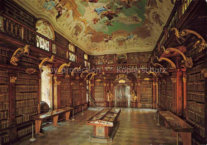Bibliothek Library Bibliotheque-- Beneditktinerstift Melk an der Donau