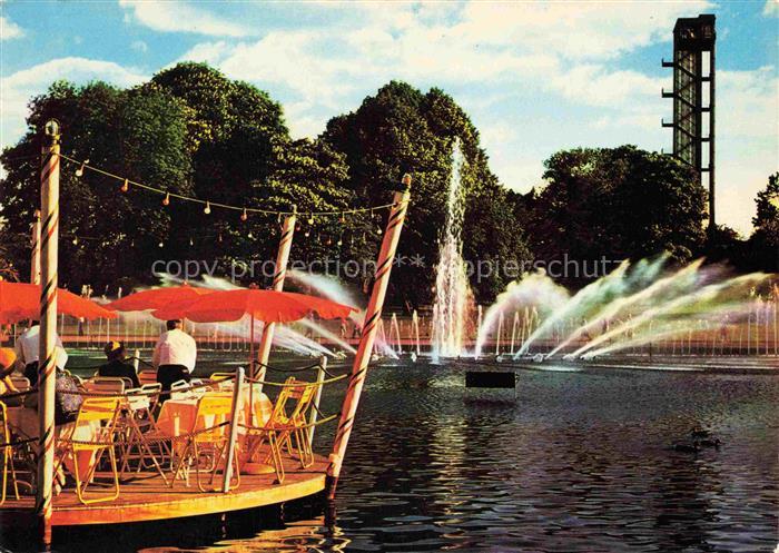 IGA Gartenbauaustellung International Hamburg grosse Wasserspiele