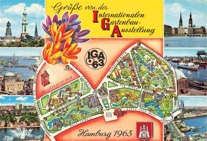 IGA Gartenbauaustellung International Hamburg Hamburg Michaelkirche Hafen Wasser