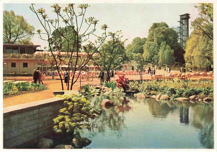 IGA Gartenbauaustellung International Hamburg Seeterrasse mit Philips Turm