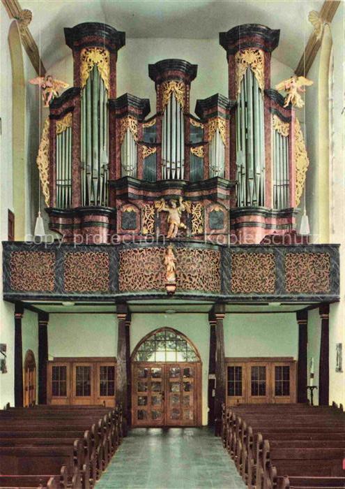 Orgel Kirchenorgel Organ Orgue Ravengiersburg Pfarrkirche Christophorus