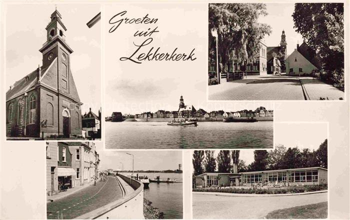 Lekkerkerk Zuid-Holland NK Kirche Strasse Seepartie Hallenbad