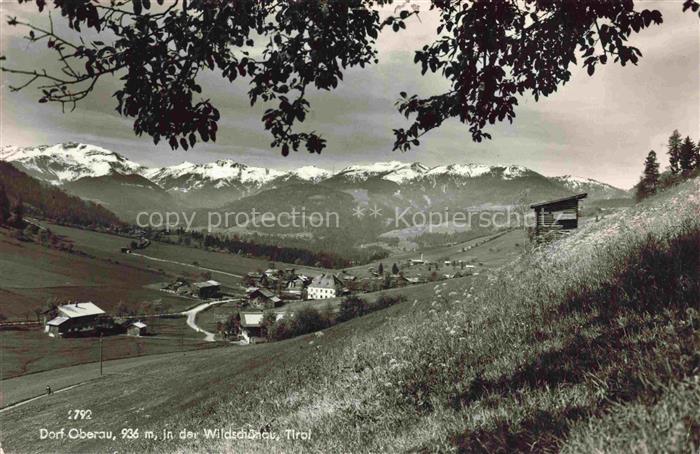 Oberau  Wildschoenau Tirol AT Panorama