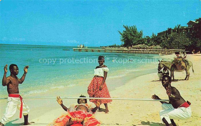 JAMAICA Caribic Doing the Limbo and the beach