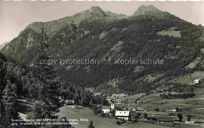 Weisspriach Lungau Salzburg AT mit Granitzl und Zehnerkarspitze