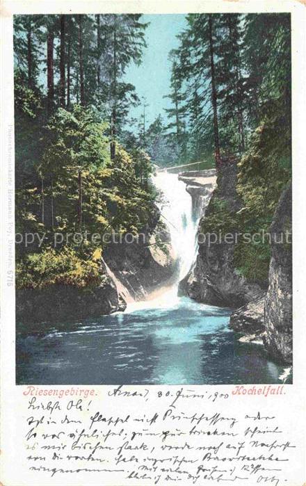 Kochelfall Kochel Szklarka PL Panorama