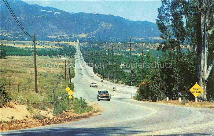 Yucaipa California USA Sand Canyon Road and Yucaipa Blvd