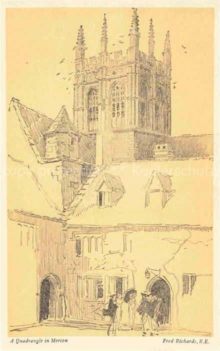 Merton LONDON UK A Quadrangle in Merton