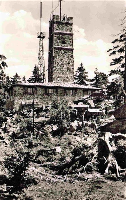 Asenturm Ochsenkopf 1024m Fichtelgebirge Spiegelau Bayern Aussichtsturm