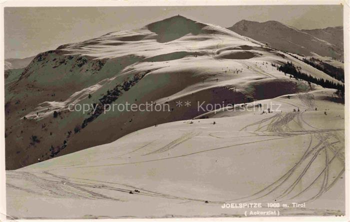 Joelspitze 1988m Wildschoenau Tirol AT Fliegeraufnahme