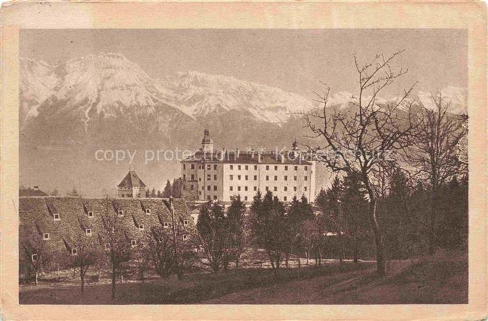 INNSBRUCK Tirol AT Schloss Amras mit Nordkette