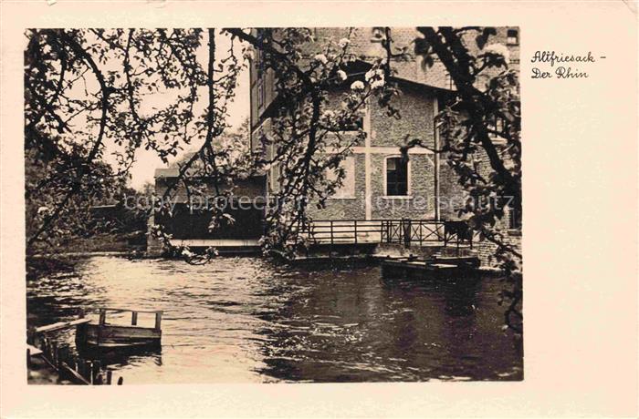 Altfriesack Fehrbellin Brandenburg Der Rhin