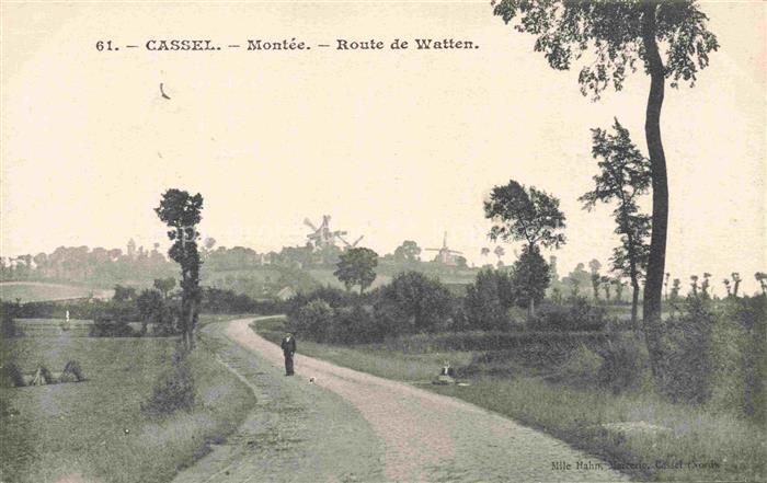 Cassel  KAssEL Montee Route de Watten