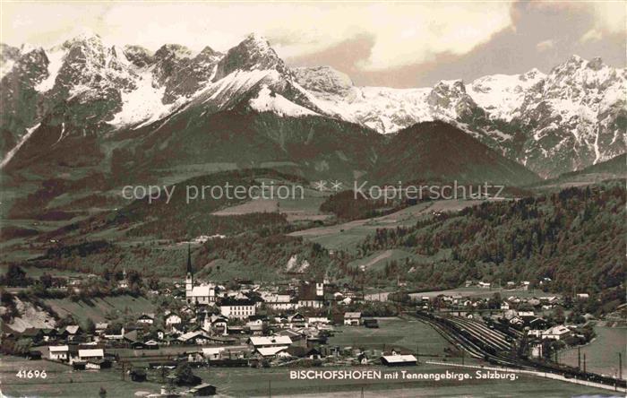Bischofshofen am Zimmerberg AT mit Tennengebirge