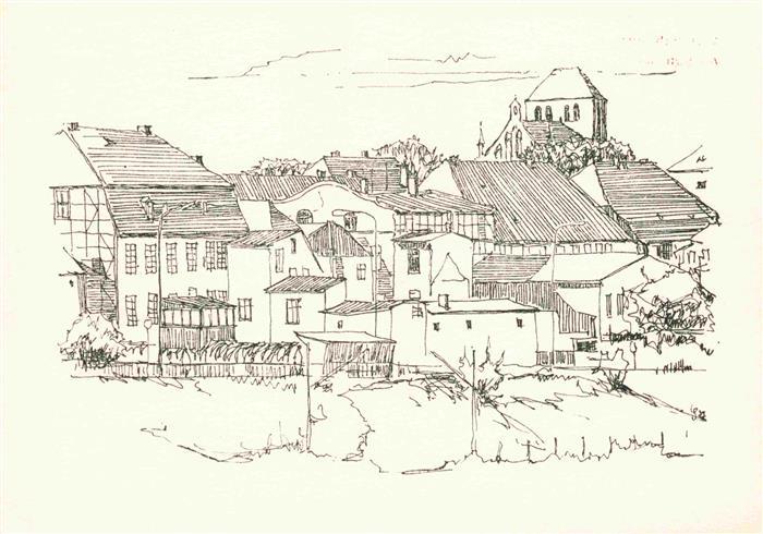 Waren Mueritz Altstadt mit St Georgenkirche