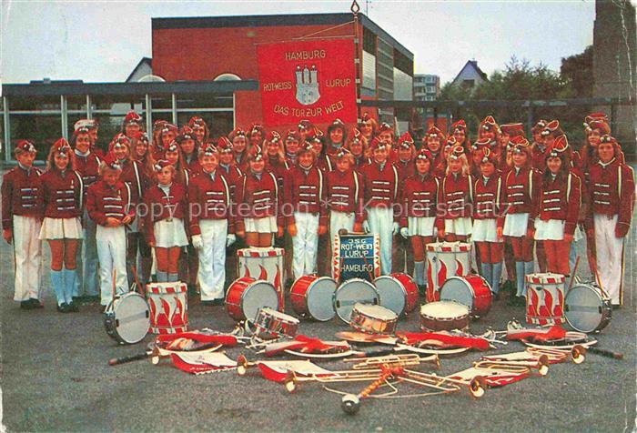 HAMBURG  CITY Spielmanns und Fanfarenzug Rot Weiss Hamburg