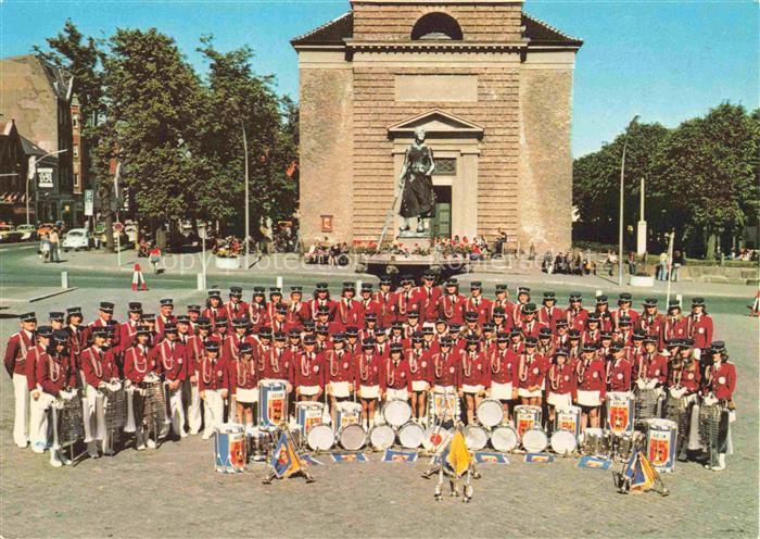 HUSUM  Nordfriesland Norsee Schleswig-Holstein Fanfaren und Spielmannszug Husum