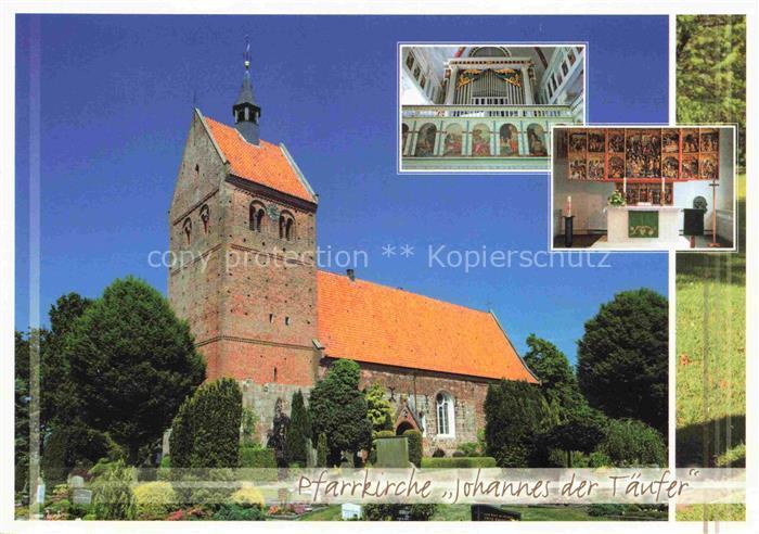 Nideggen Eifel Dueren NRW Pfarrkirche Johannes der Taeufer Orgel Altar