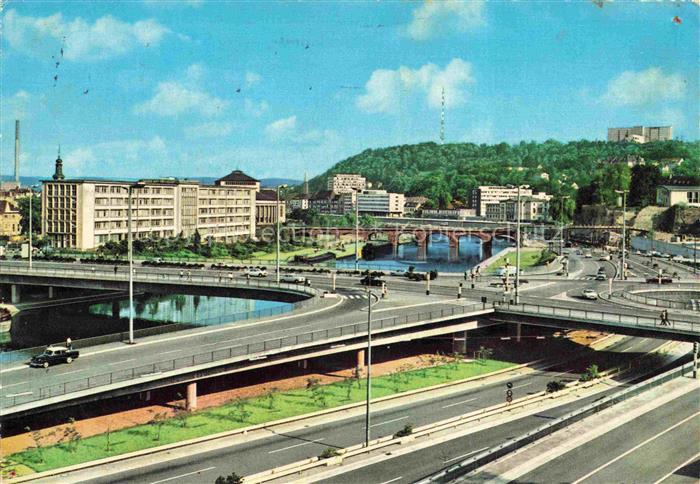 SAARBRueCKEN Saarland Stadtautobahn