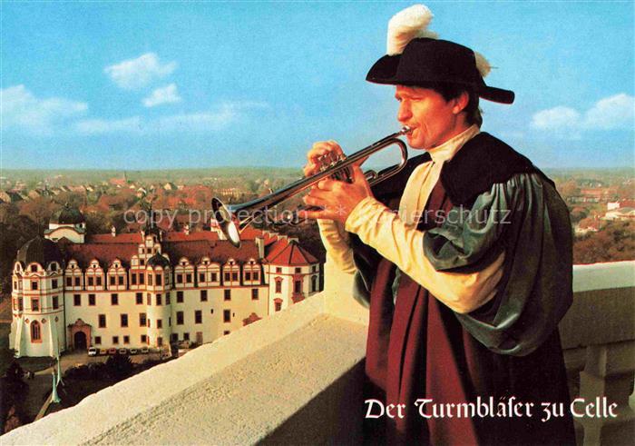 CELLE  Niedersachsen Der Turmblaeser zu Celle