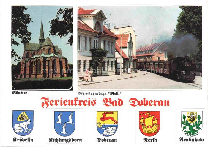 Bad Doberan Muenster Schmalspurbahn Molli Div Wappen