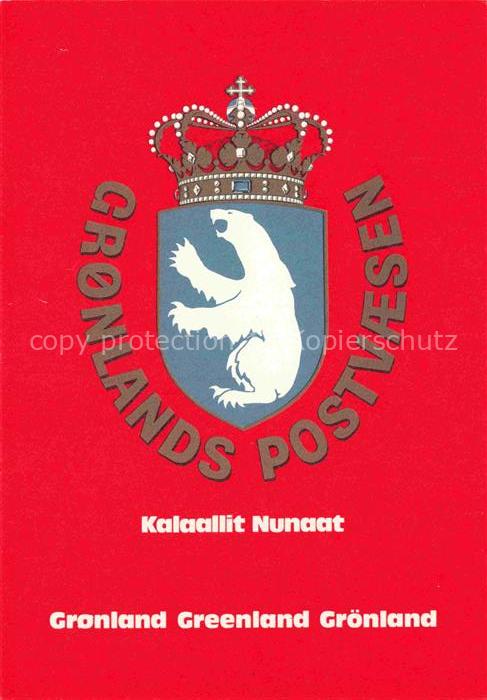 Groenland Greenland Gronlands Postvaesen Wappen