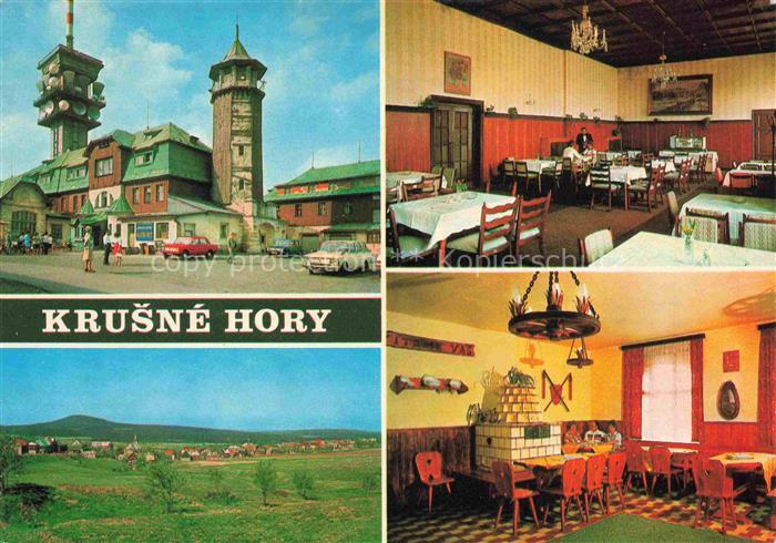 Krusne Hory CZ Horsky hotel Klinovec celkovy pohled a interiery Pohled na Bozi D