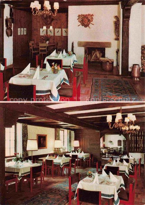 Glottertal Schwarzwald Breisgau BW Gasthof Hotel Hirschen Gastraeume