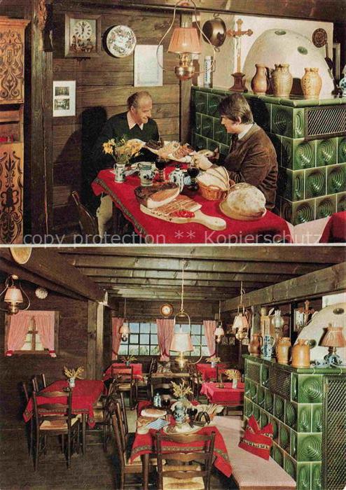 Gutach Schwarzwald BW Original Vogtsbauernstube Gastraeume